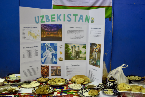Multicultural Day Uzbekistan Display